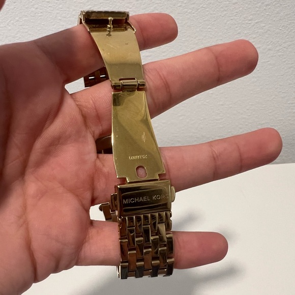 Michael Kors Gold Pave Watch - Picture 4 of 8